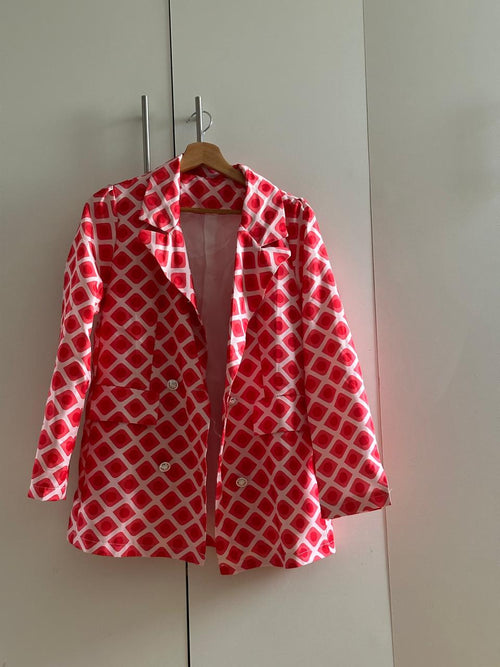 Blazer diseño rombos