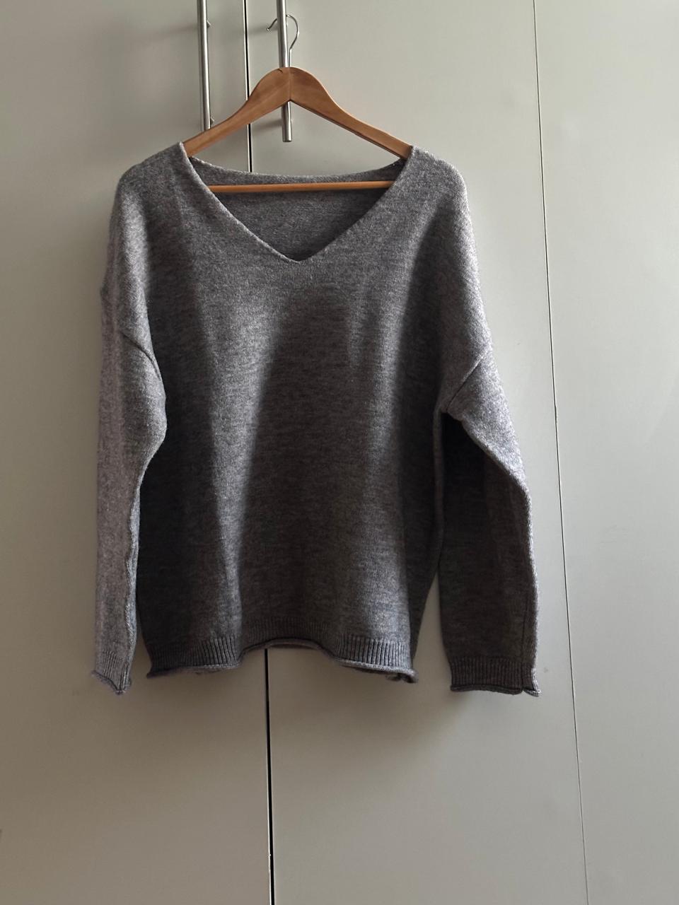 Conjunto lana gris Shein