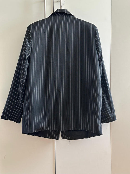 Blazer rayas forrado Shein