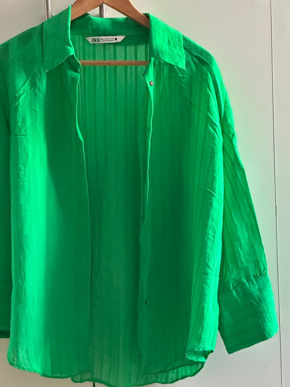 Blusa Verde Zara